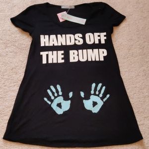 Robin's Nest Maternity "Hands Off The Bump" Shirt